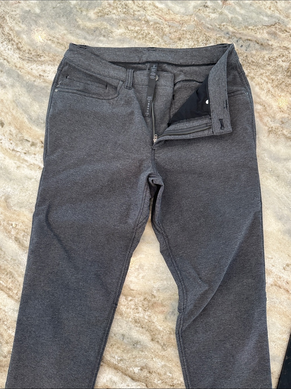 lululemon athletica Men's Slim Straight Jeans in Charcoal Gray